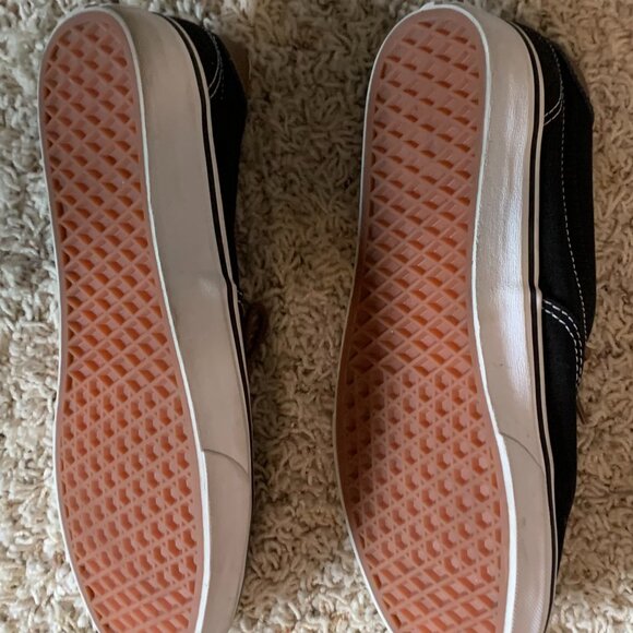 VANS Era Men's Brown Leather Black Suede Lace Up Sneakers Size 10 - Picture 3 of 6